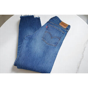 Levi's 501 White Oak Cone Denim Jeans Women’s 28 – Button Fly Raw Hem Vintage